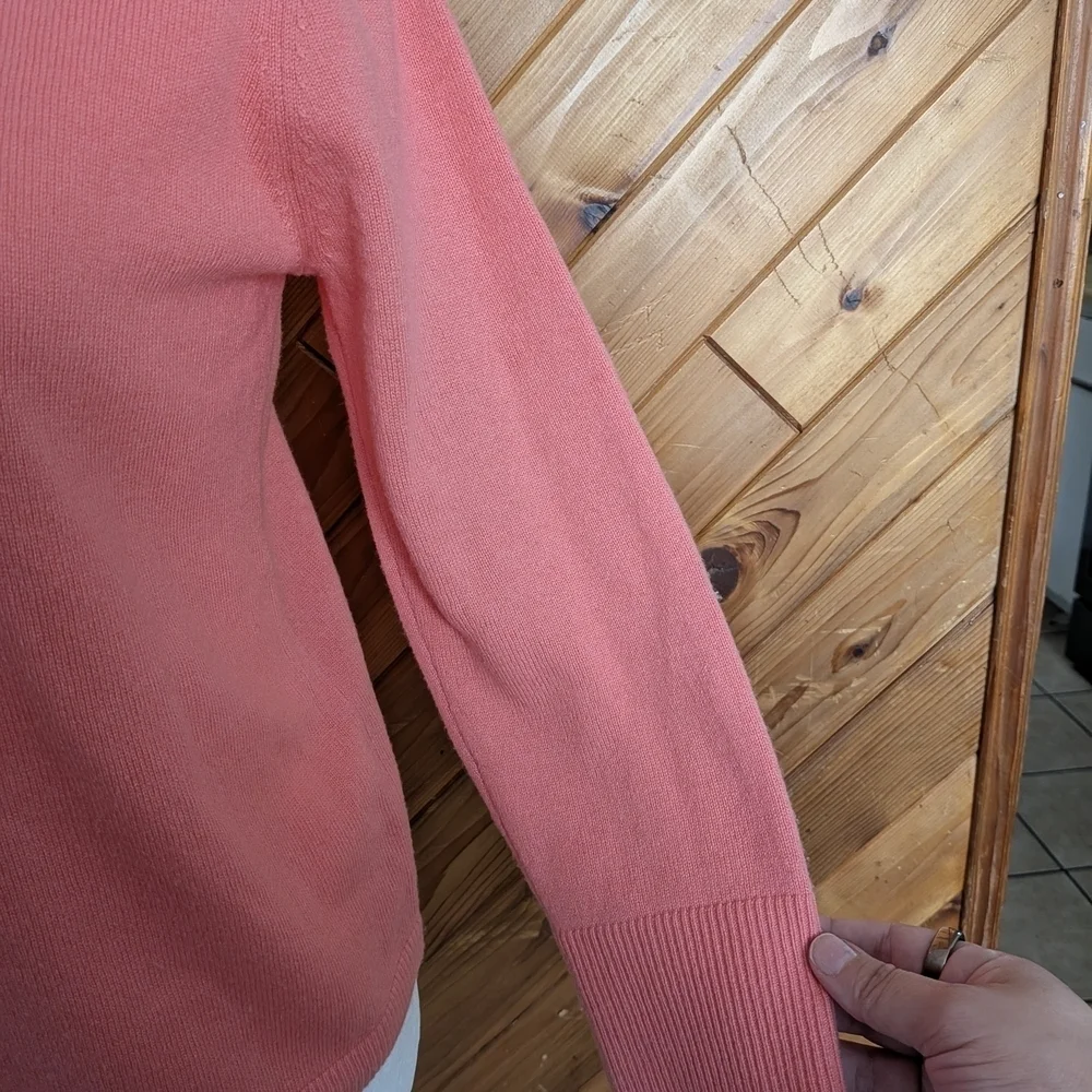 Kate Spade Coral Button-Up Cardigan Size Medium